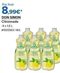 Costco Simon - citronnade offre