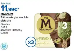 Costco Magnum - bâtonnets glacées à la pistache offre