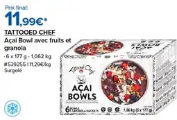 Costco Chef - açaí bowl avec fruits et granola offre