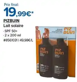Costco Lait solaire offre