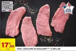 Intermarché Contact Veau: escalope ou escalope à griller offre