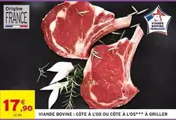 Intermarché Contact Viande bovine: côte à l'os ou côte à l'os offre