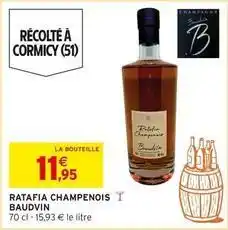 Intermarché Contact Ratafia champenois offre