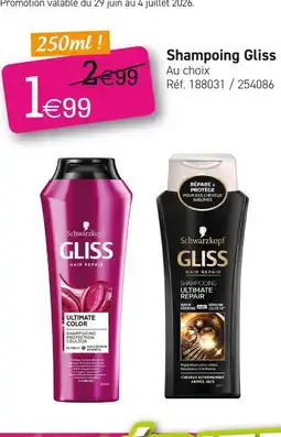 Kandy Schwarzkopf - shampoing gliss offre