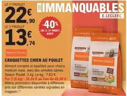 E.Leclerc Brico Complet - croquettes chien au poulet offre