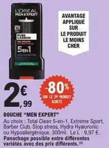 E.Leclerc L'oréal - douche men expert offre