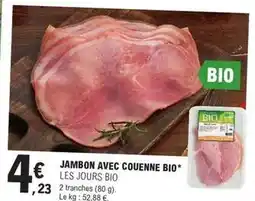 E.Leclerc Jambon avec couenne bio offre