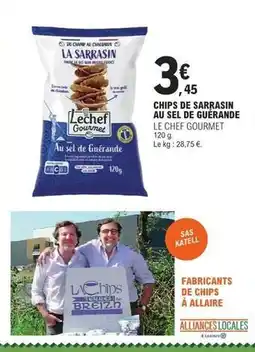 E.Leclerc Lechef - chips de sarrasin au sel de guerande offre