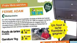 E.Leclerc Adam - fonds de tartes offre