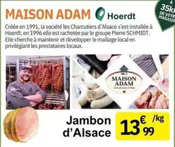 E.Leclerc Adam - jambon d'alsace offre