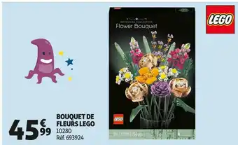 Auchan Lego bouquet de fleurs offre