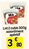 E.Leclerc Lot 2 cubis 300g assortiment apéritif offre