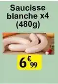E.Leclerc Saucisse blanche x4 offre