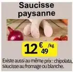 E.Leclerc Saucisse paysanne offre