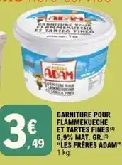 E.Leclerc Adam - garniture pour flammekueche et tartes fines offre