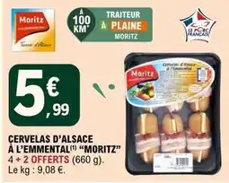 E.Leclerc Moritz - cervelas d'alsace a l'emmental offre