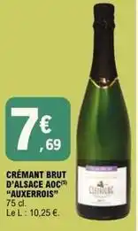 E.Leclerc Brut - crémant d'alsace aoc offre