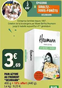 E.Leclerc Promo - pain azyme au froment offre