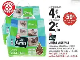 E.Leclerc Jardi Tous - litière végétale offre