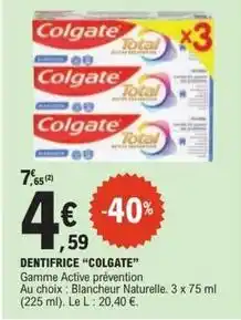 E.Leclerc Express Colgate - dentifrice offre