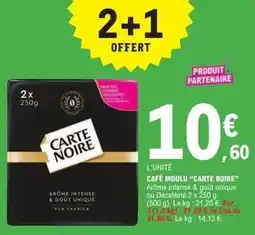 E.Leclerc Express Carte noire - cafe moulu offre