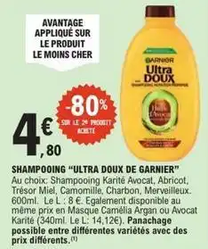 E.Leclerc Express Garnier - shampooing ultra doux de offre