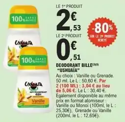 E.Leclerc Express Ushuaia - deodorant bille offre