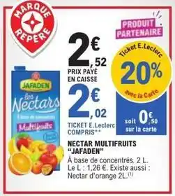 E.Leclerc Express Orange - nectar multifruits offre