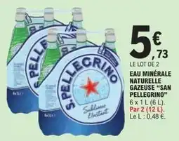 E.Leclerc Express San pellegrino - eau minérale naturelle gazeuse offre