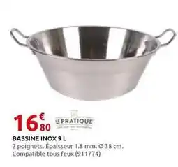 Rural Master Tous - bassine inox 9 l offre