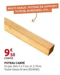 Rural Master Dim - poteau carré offre