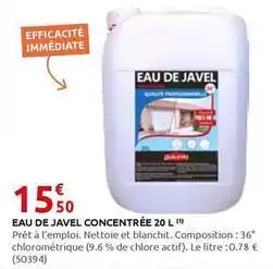 Rural Master Javel - eau de concentrée 20 l offre