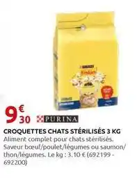 Rural Master Complet - croquettes chats stérilisés 3 kg offre