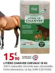 Rural Master Litière chanvre chevaux offre