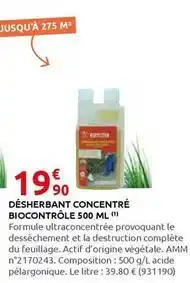 Rural Master Désherbant concentré biocontrole offre