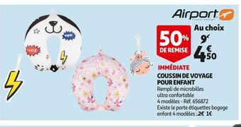 Auchan Coussin de voyage pour enfant offre