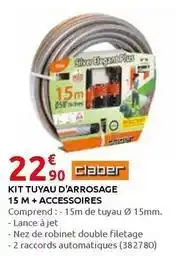 Rural Master Kit tuyau d'arrosage 15 m + accessoires offre