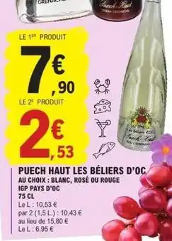 E.Leclerc Puech haut les bellers d'oc offre