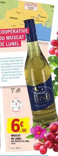 E.Leclerc Aoc - muscat de lunel offre