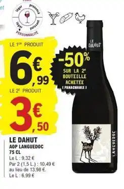 E.Leclerc Le dahut aop languedoc offre
