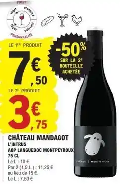 E.Leclerc Chateau mandagot offre