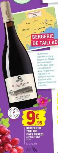 E.Leclerc Saint loup - bergere de taillao offre