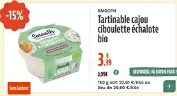 La Vie Claire Tartinable cajou ciboulette échalote bio offre