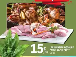 E.Leclerc Lapin entier découpé nout lapin pét offre