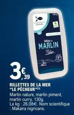 E.Leclerc Rillettes de la mer offre