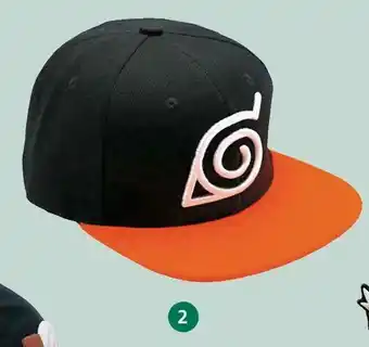 Auchan La casquette noire et orange - konoha offre