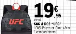 E.Leclerc Dim - sac a dos ufc offre