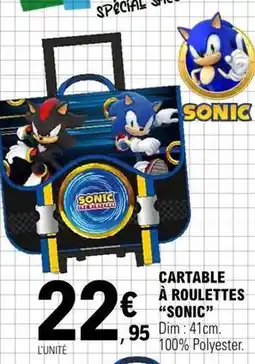E.Leclerc Dim - cartable a roulettes offre