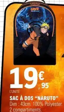 E.Leclerc Dim - sac a dos naruto offre