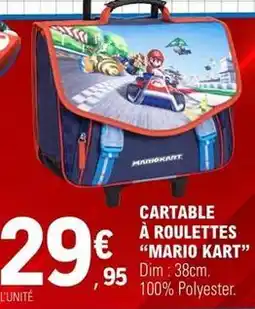 E.Leclerc Dim - cartable a roulettes offre